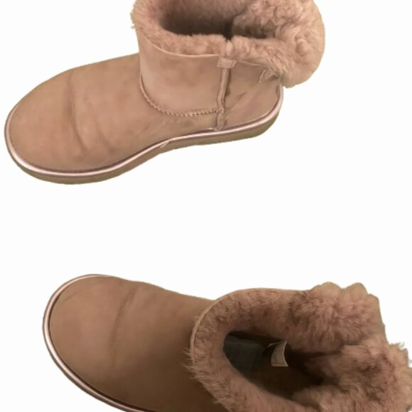 UGG CLASSIC MINI BAILEY BOW II METALLIC DUSK BOOT USA 7/UK 5.5/EU 38 - Picture 7 of 8
